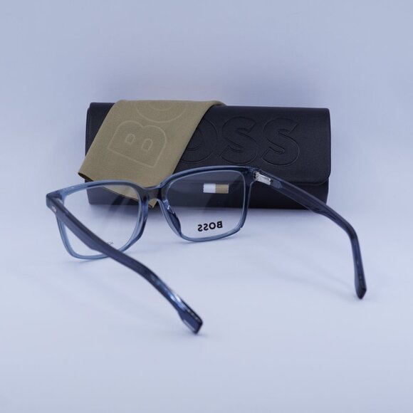 Hugo Boss BOSS 1480/F 0KB7 00 Square Eyeglasses 55mm – Transparent Grey - Picture 7 of 11